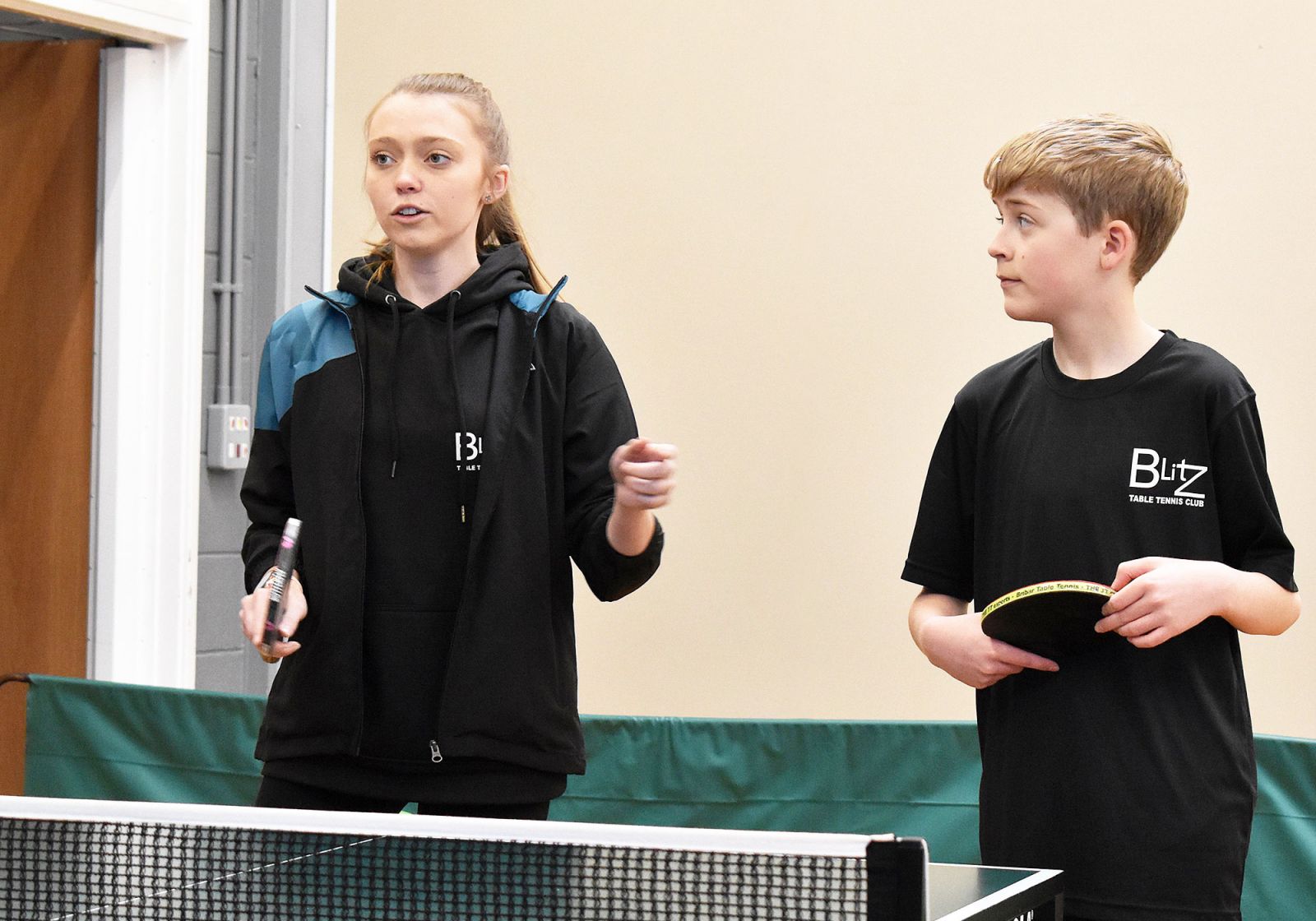 Table Tennis Coach Amy